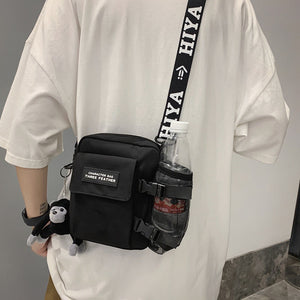 Men's Trendy Cool Nylon Shoulder Bag Casual Simple