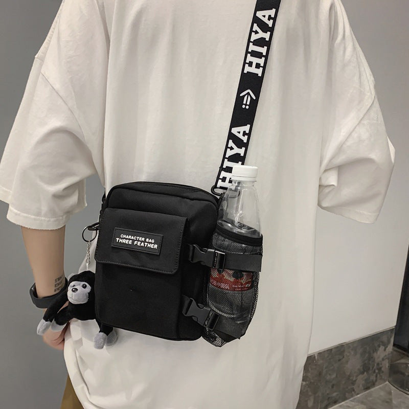 Men's Trendy Cool Nylon Shoulder Bag Casual Simple