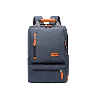 Casual Business Men Computer Backpack Light 15.6-inch Travel Bagpack New Lady Anti-theft Laptop Backpack Gray Blue Mochila