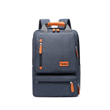Casual Business Men Computer Backpack Light 15.6-inch Travel Bagpack New Lady Anti-theft Laptop Backpack Gray Blue Mochila