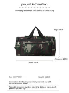 Multifunctional Large Capacity Camouflage Luggage Bag