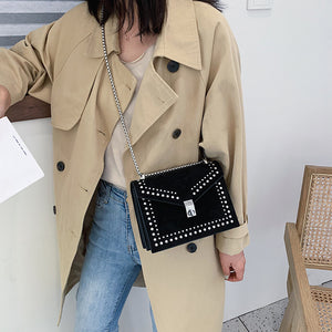 Leather Scrub Small Shoulder Messenger Bags For Women