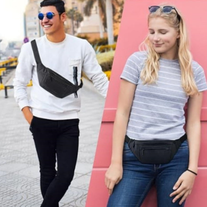 Men's and Women's Crossbody Travel Walking Running Cycling Belt Bag