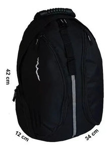 Backpack Unisex Resistant Black School Walk Hiking
