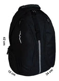 Backpack Unisex Resistant Black School Walk Hiking