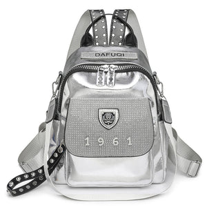 Fashion Light Diamond Ladies Backpack Small Backpack Large Capacity
