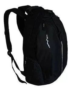Backpack Unisex Resistant Black School Walk Hiking