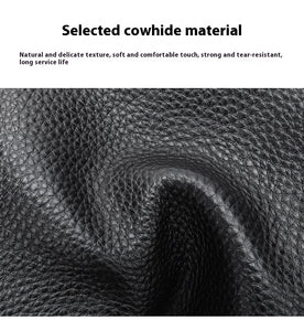 High Texture Casual Genuine Leather Men's Multi-functional Outdoor Crossbody Commuter Chest Bag