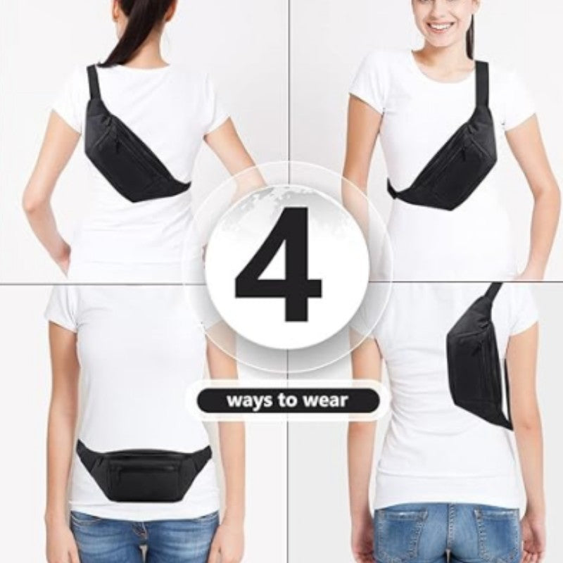 Men's and Women's Crossbody Travel Walking Running Cycling Belt Bag