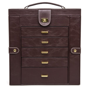 Multi-Layer Large Capacity Hand Jewelry Earrings Earrings Watch Storage Box