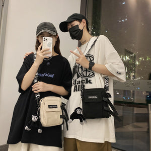 Men's Trendy Cool Nylon Shoulder Bag Casual Simple