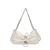 High-grade Waist Bag Silver Underarm Bag Shoulder Crossbody