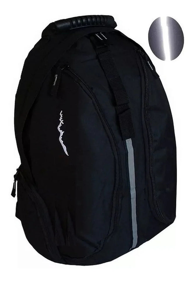 Backpack Unisex Resistant Black School Walk Hiking