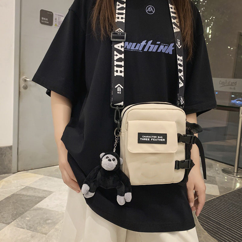 Men's Trendy Cool Nylon Shoulder Bag Casual Simple
