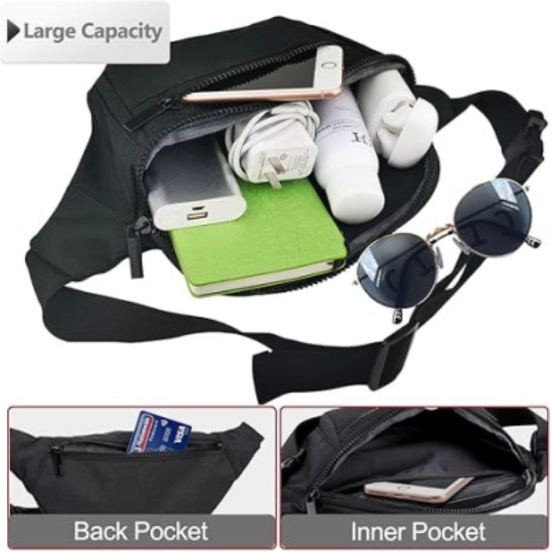 Men's and Women's Crossbody Travel Walking Running Cycling Belt Bag