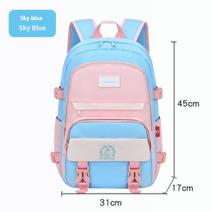 Lightweight And Large Capacity Burden Reduction All-match Candy Style Good-looking Backpack